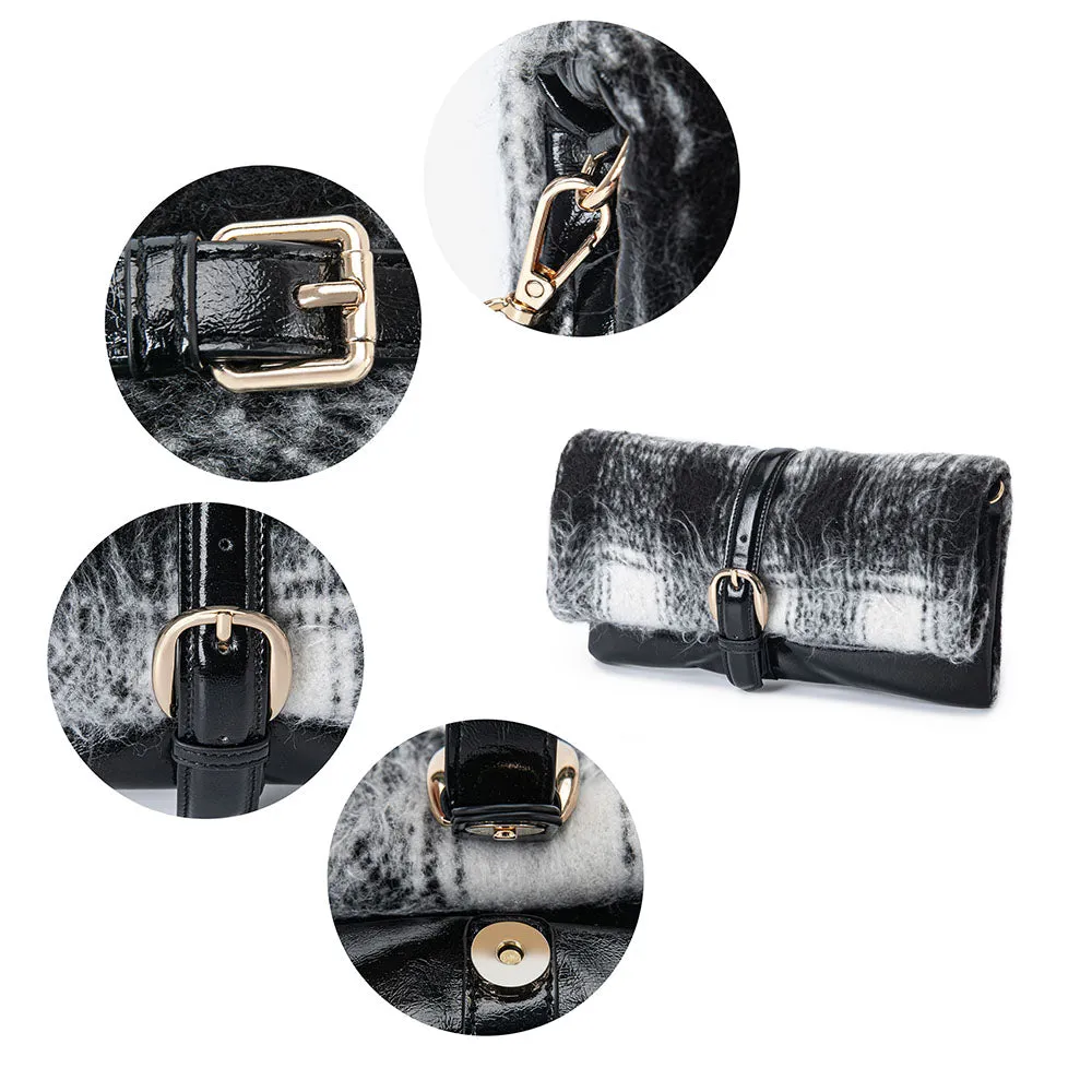 Koumei Women's Convertible Clutch Fashion Handbag by Mia K