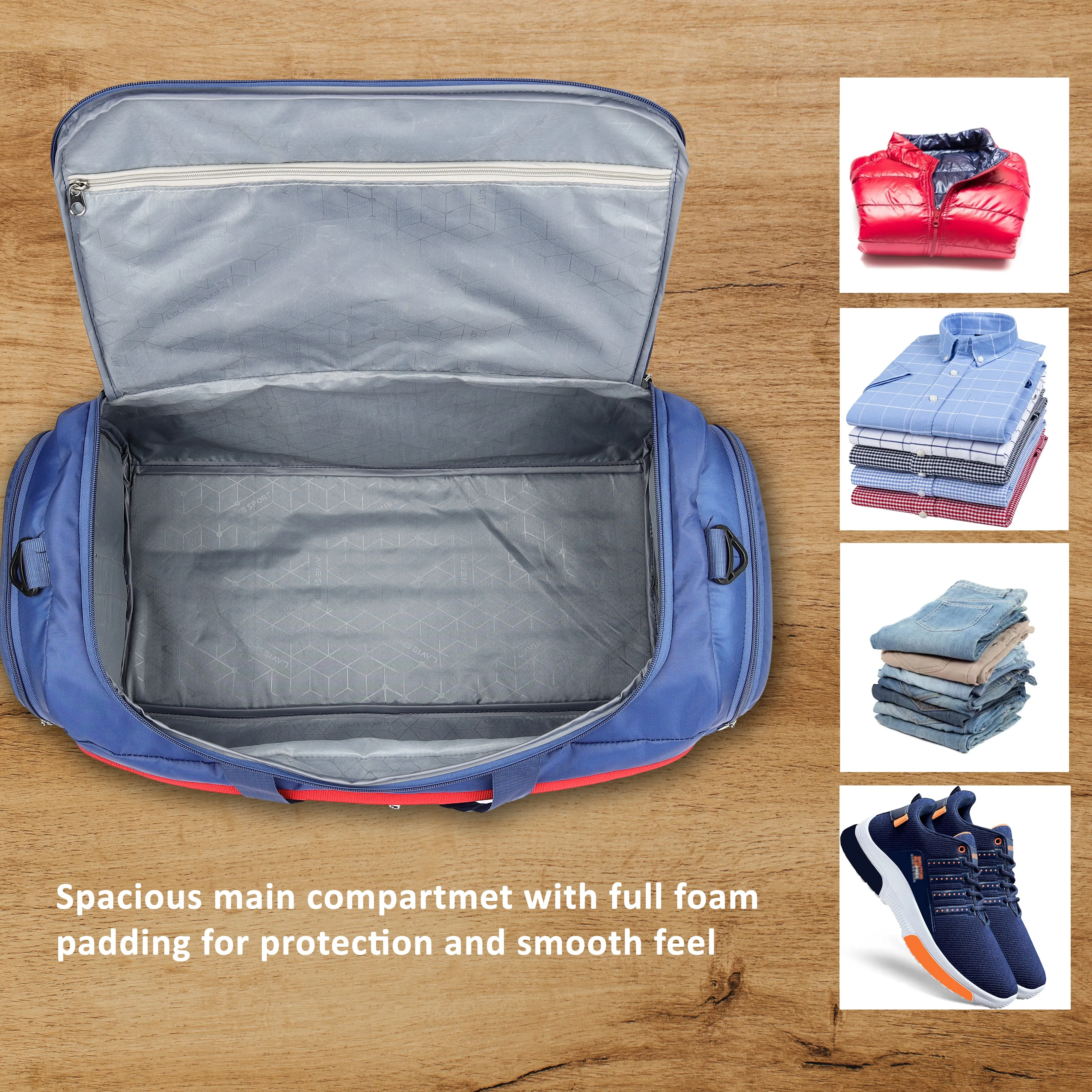 Lavie Sport Epitome 75 cms Duffle Bag For | Airbag| Duffle