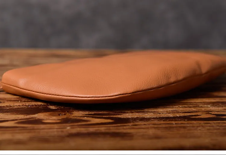LEATHER Women Wristlet Wallet Zipper Clutch FOR Women