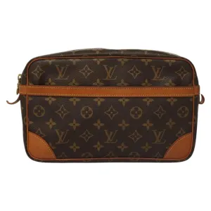 Louis Vuitton Compiegne 28 Canvas Clutch Bag (Pre-Owned)