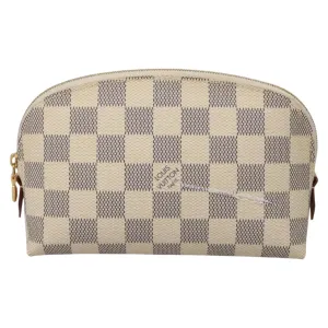 Louis Vuitton Cosmetic Pouch Canvas Clutch Bag (Pre-Owned)