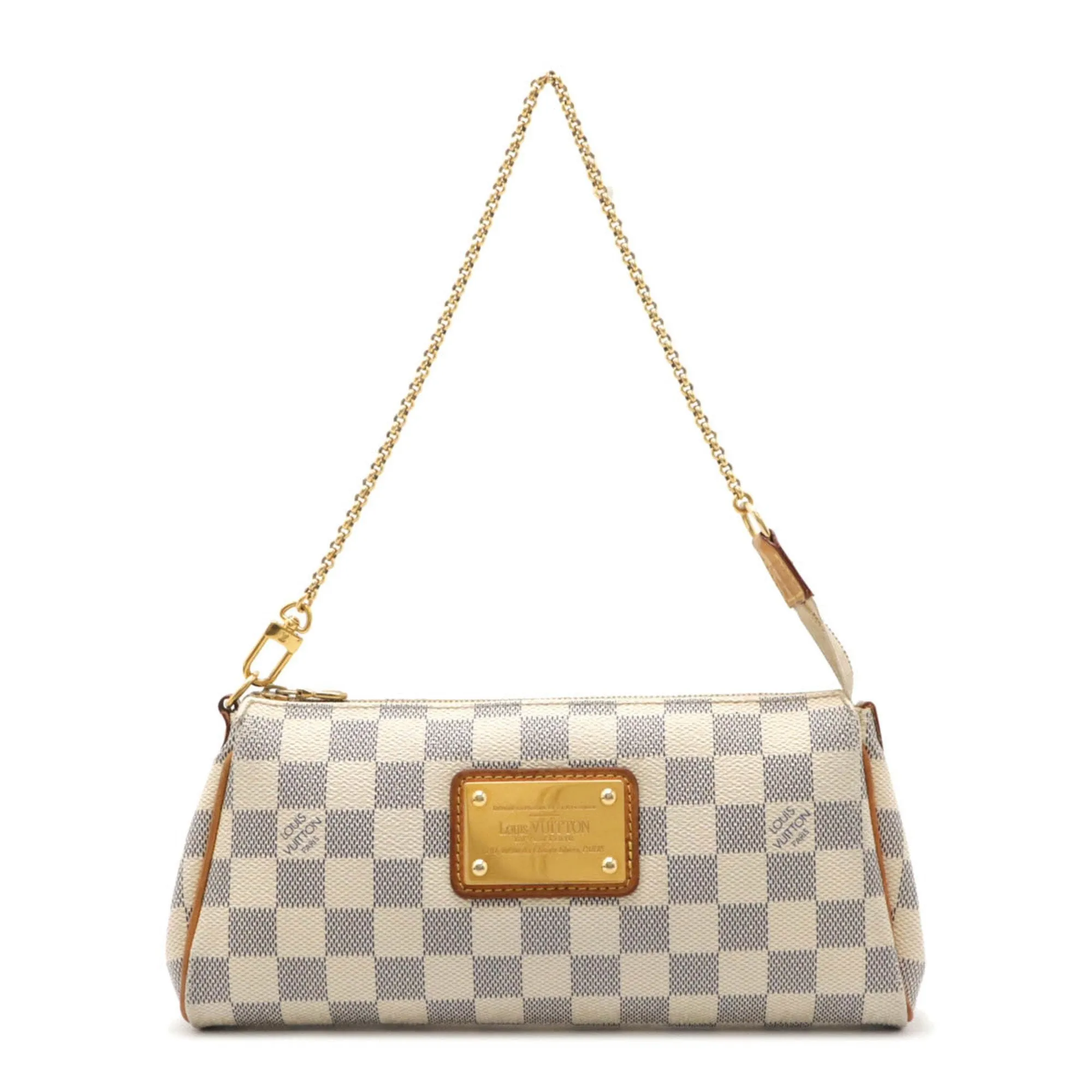Louis Vuitton Damier Azur Pvc Clutch Bag Shoulder Bag (Pre-Owned)