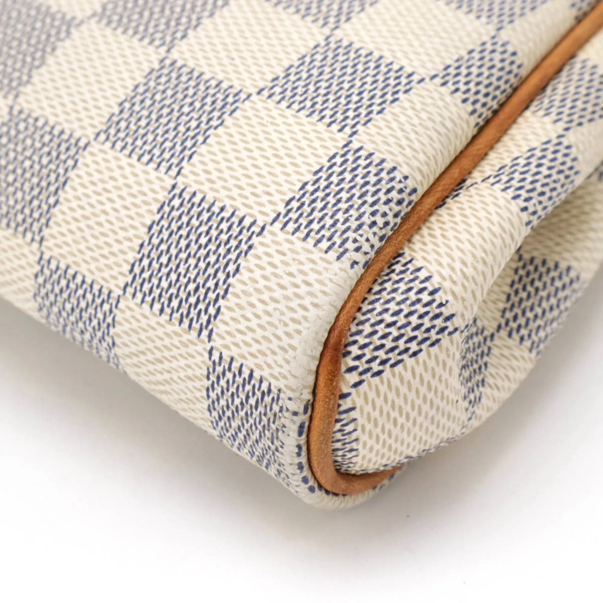 Louis Vuitton Damier Azur Pvc Clutch Bag Shoulder Bag (Pre-Owned)
