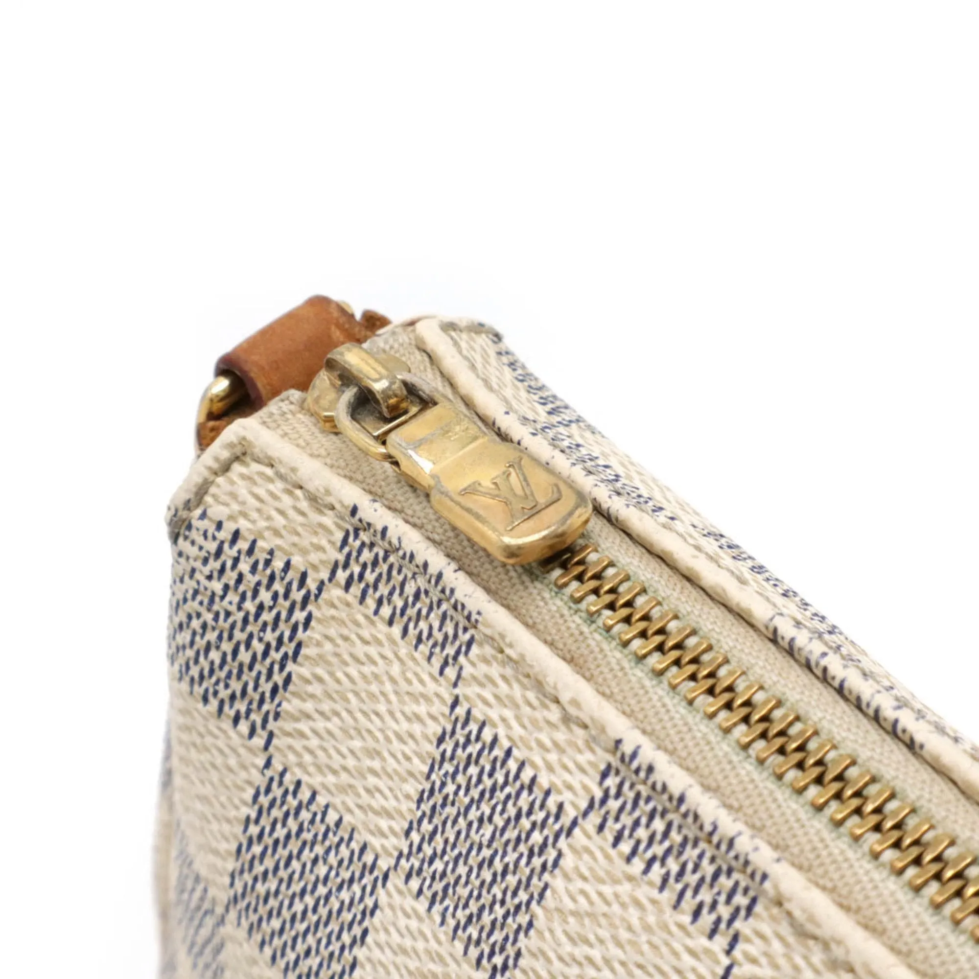 Louis Vuitton Damier Azur Pvc Clutch Bag Shoulder Bag (Pre-Owned)