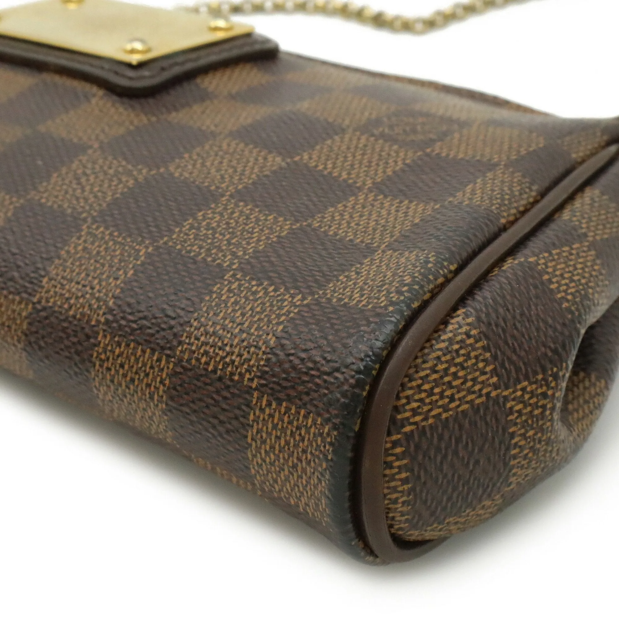 Louis Vuitton Damier Pvc Clutch Bag Shoulder Bag (Pre-Owned)