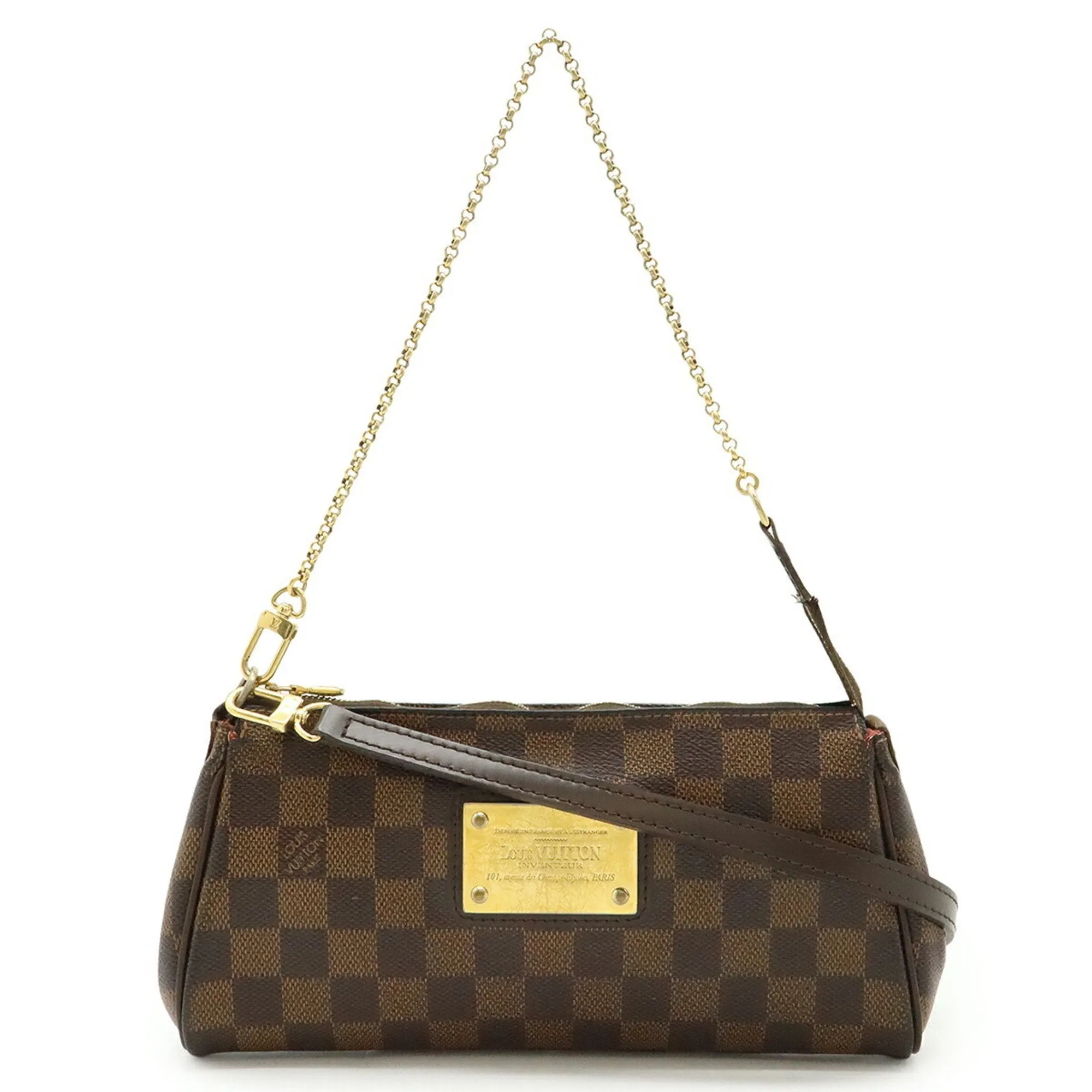 Louis Vuitton Damier Pvc Clutch Bag Shoulder Bag (Pre-Owned)