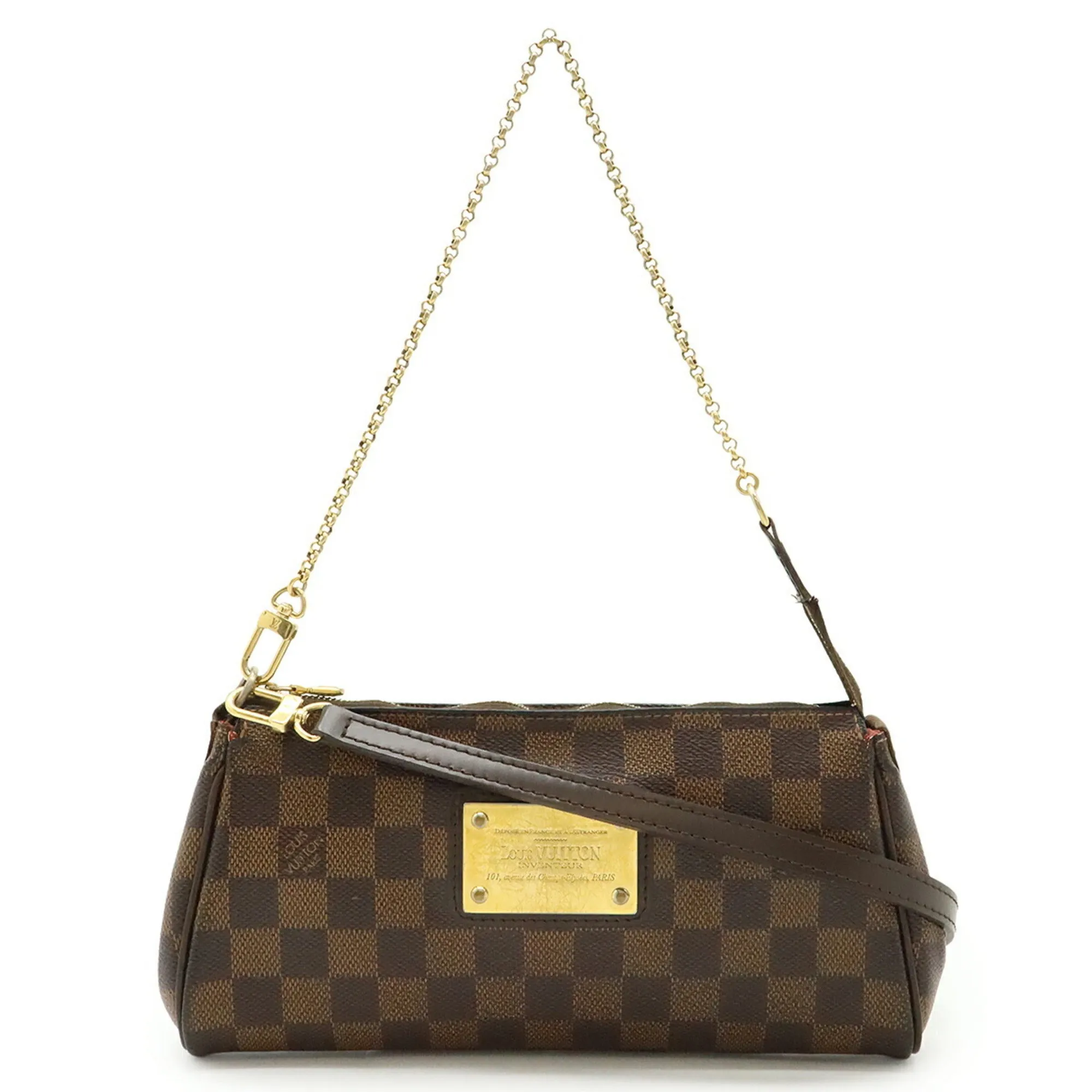 Louis Vuitton Damier Pvc Clutch Bag Shoulder Bag (Pre-Owned)