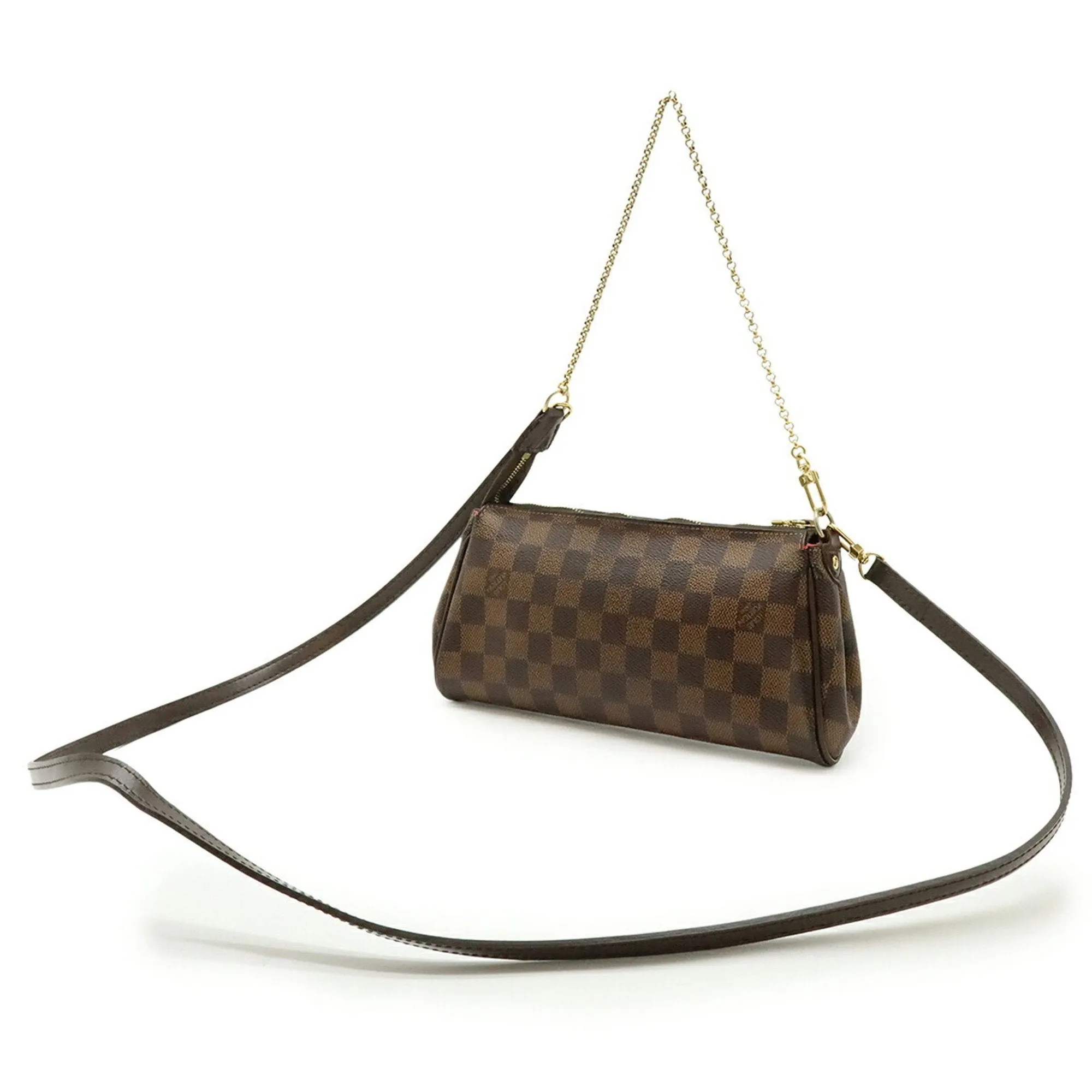Louis Vuitton Damier Pvc Clutch Bag Shoulder Bag (Pre-Owned)