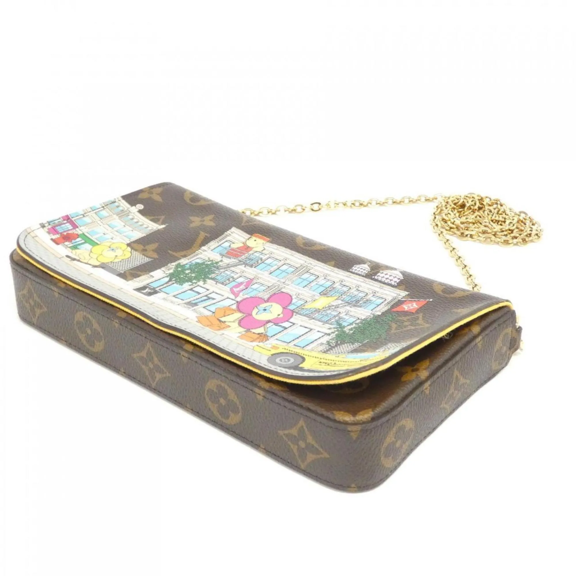 Louis Vuitton Felicie Canvas Clutch Bag (Pre-Owned)
