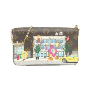 Louis Vuitton Felicie Canvas Clutch Bag (Pre-Owned)