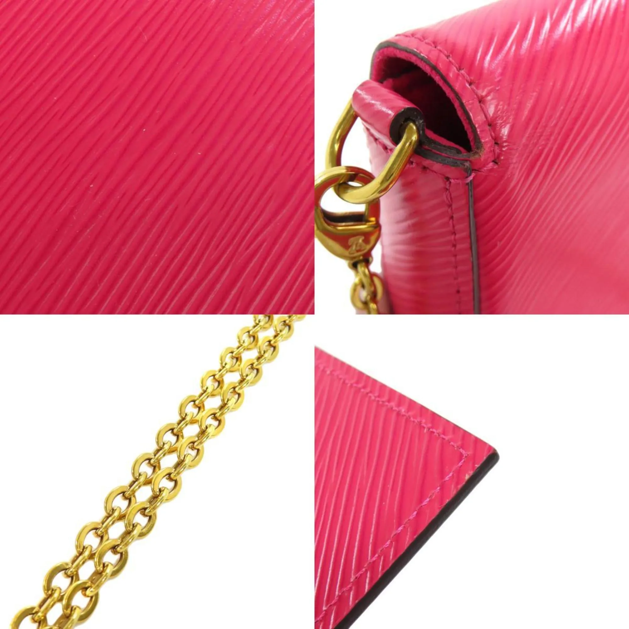 Louis Vuitton Felicie Leather Clutch Bag (Pre-Owned)