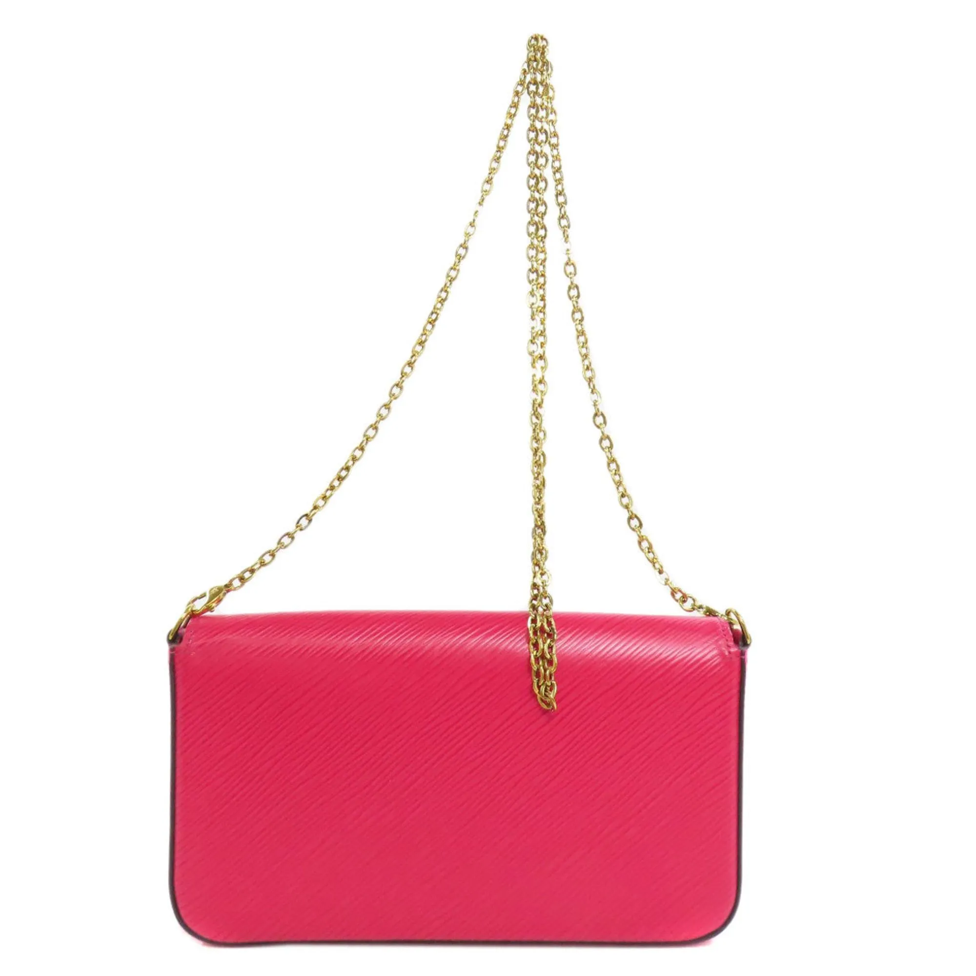 Louis Vuitton Felicie Leather Clutch Bag (Pre-Owned)