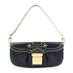Louis Vuitton Leather Clutch Bag Handbag (Pre-Owned)