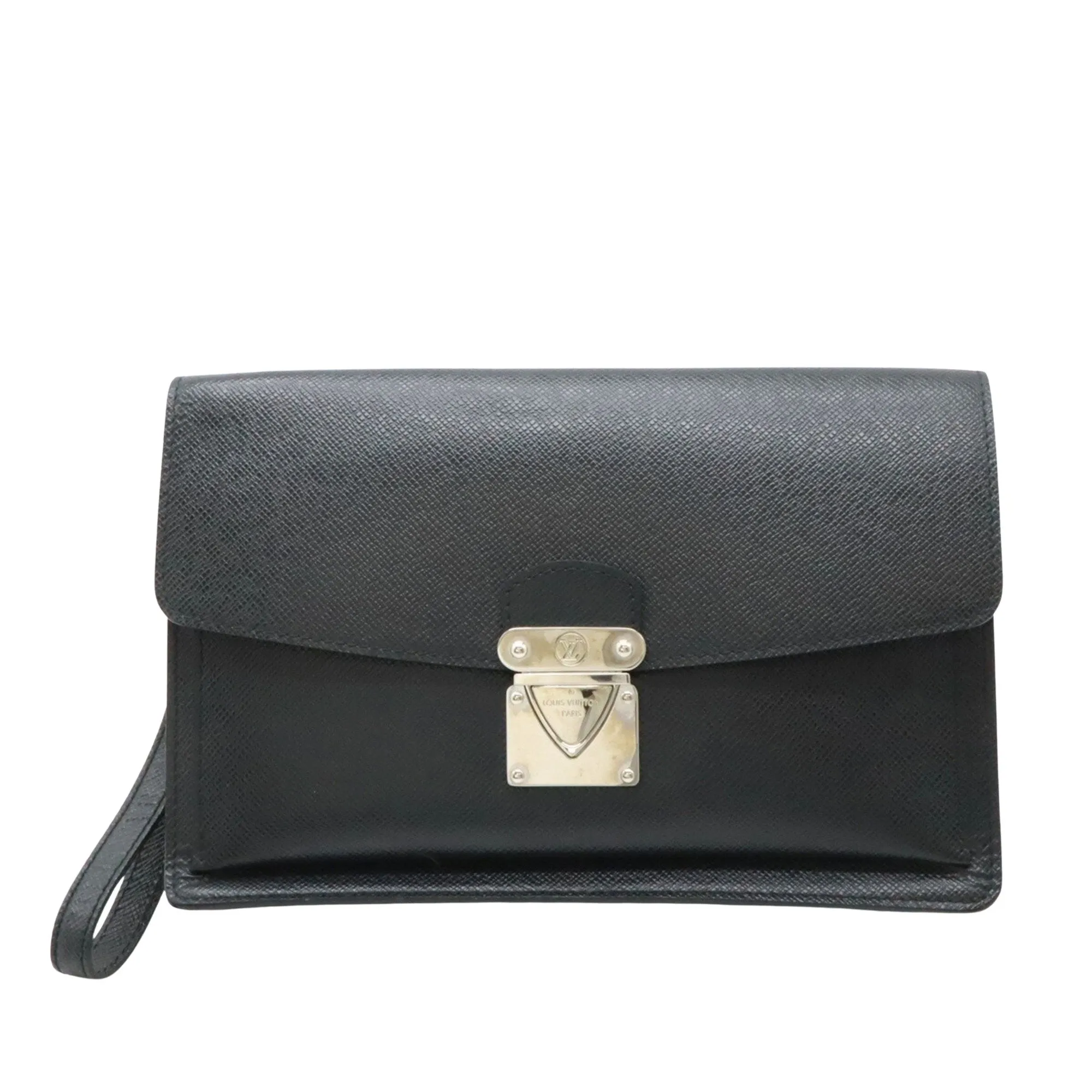 Louis Vuitton Leather Clutch Bag (Pre-Owned)