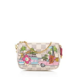 Louis Vuitton Limited Edition Damier Azur Animation Hollywood Mini Pochette Accessoires