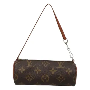 Louis Vuitton Mini Baby Papillon Canvas Clutch Bag (Pre-Owned)