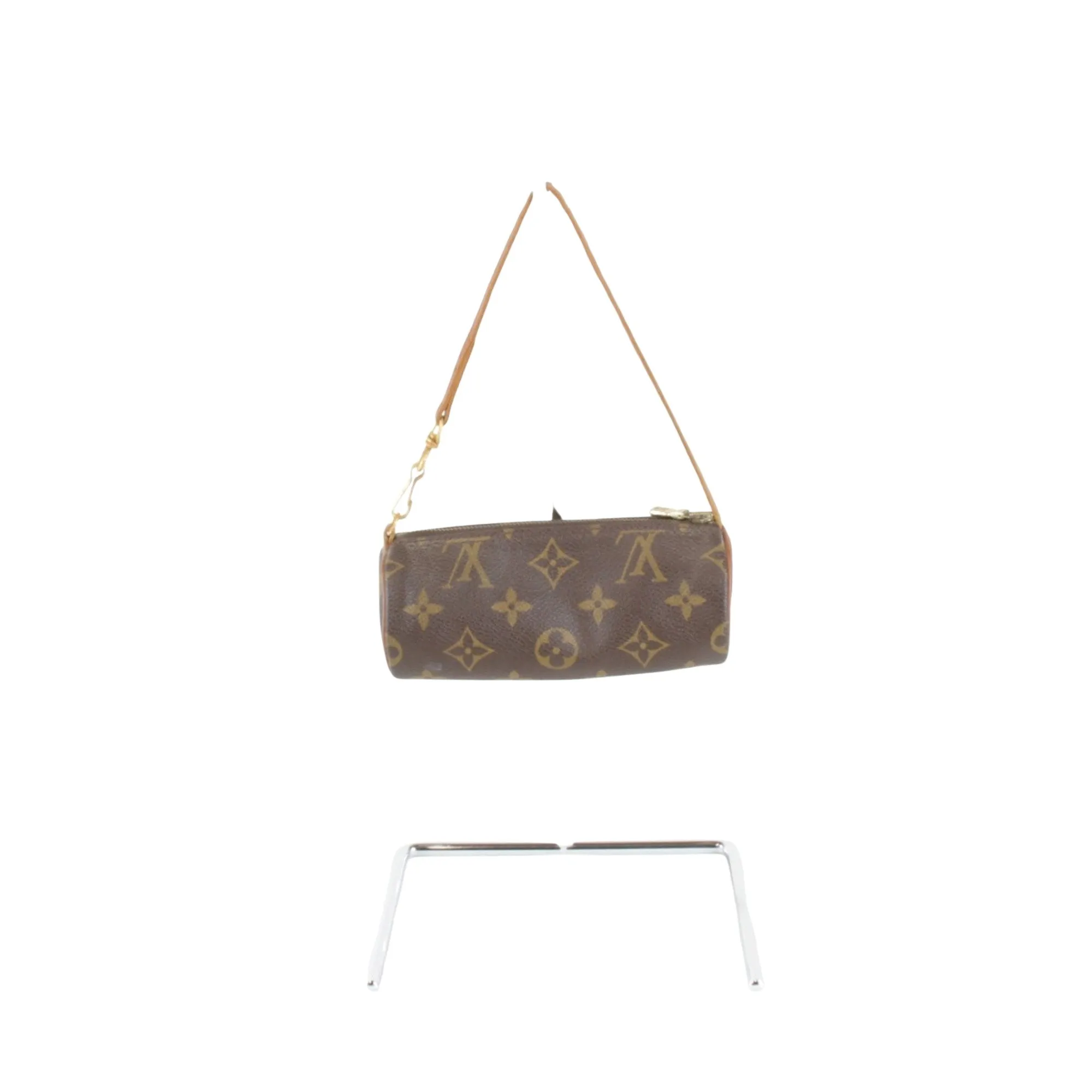 Louis Vuitton Mini Baby Papillon Canvas Clutch Bag (Pre-Owned)