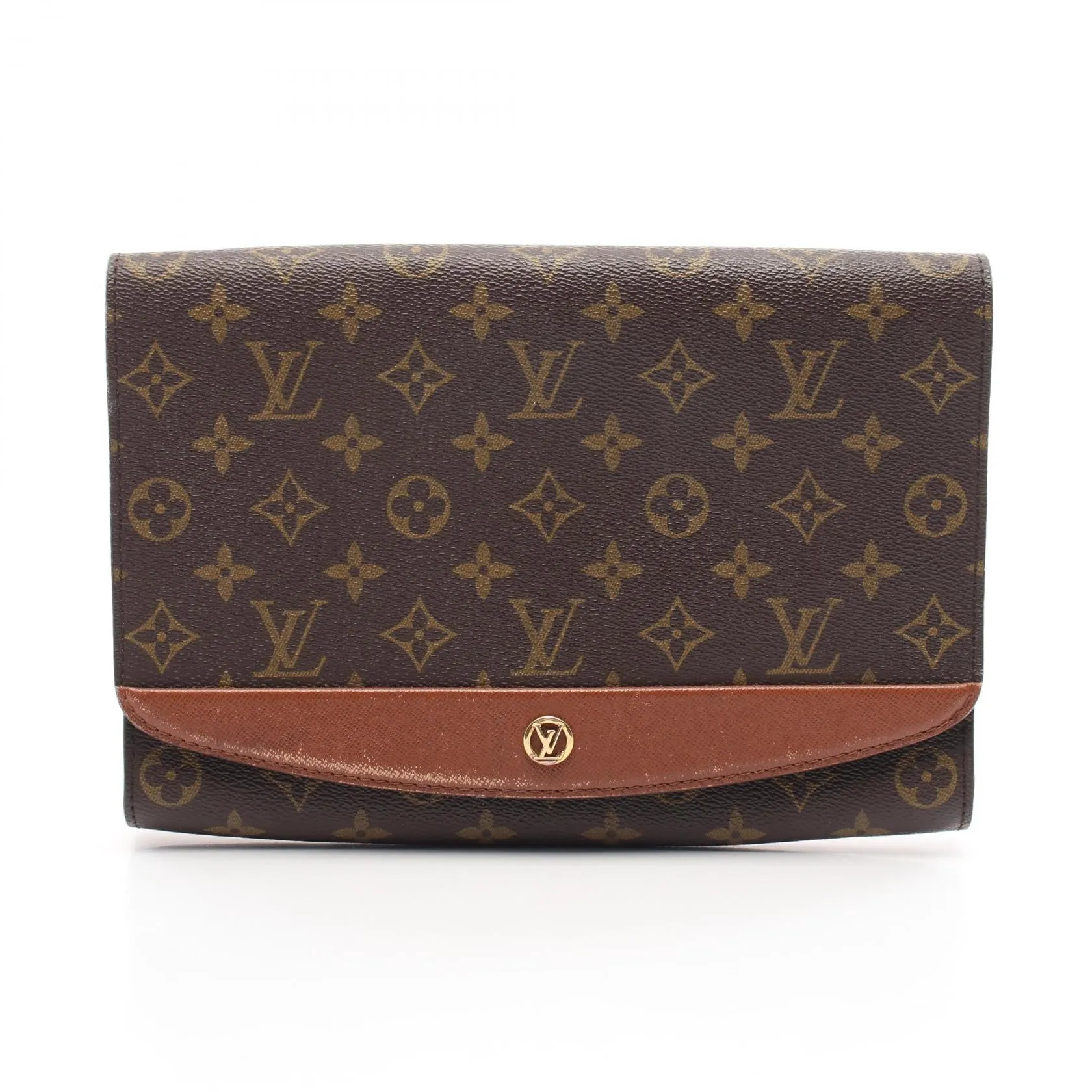 Louis Vuitton Monogram Clutch Bag Bordeaux