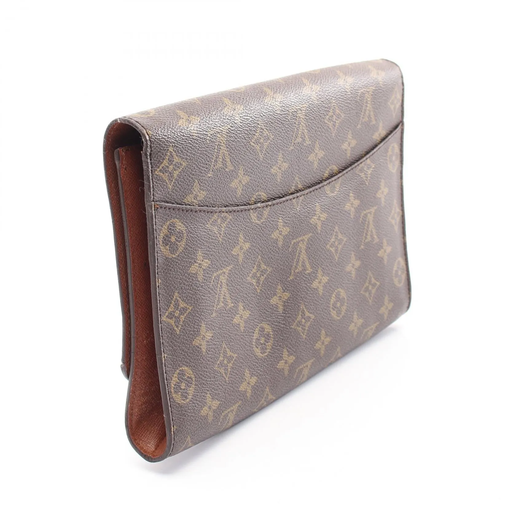 Louis Vuitton Monogram Clutch Bag Bordeaux