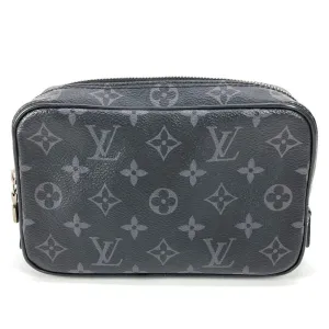 Louis Vuitton Monogram Eclipse Canvas Clutch Bag Pouch (Pre-Owned)