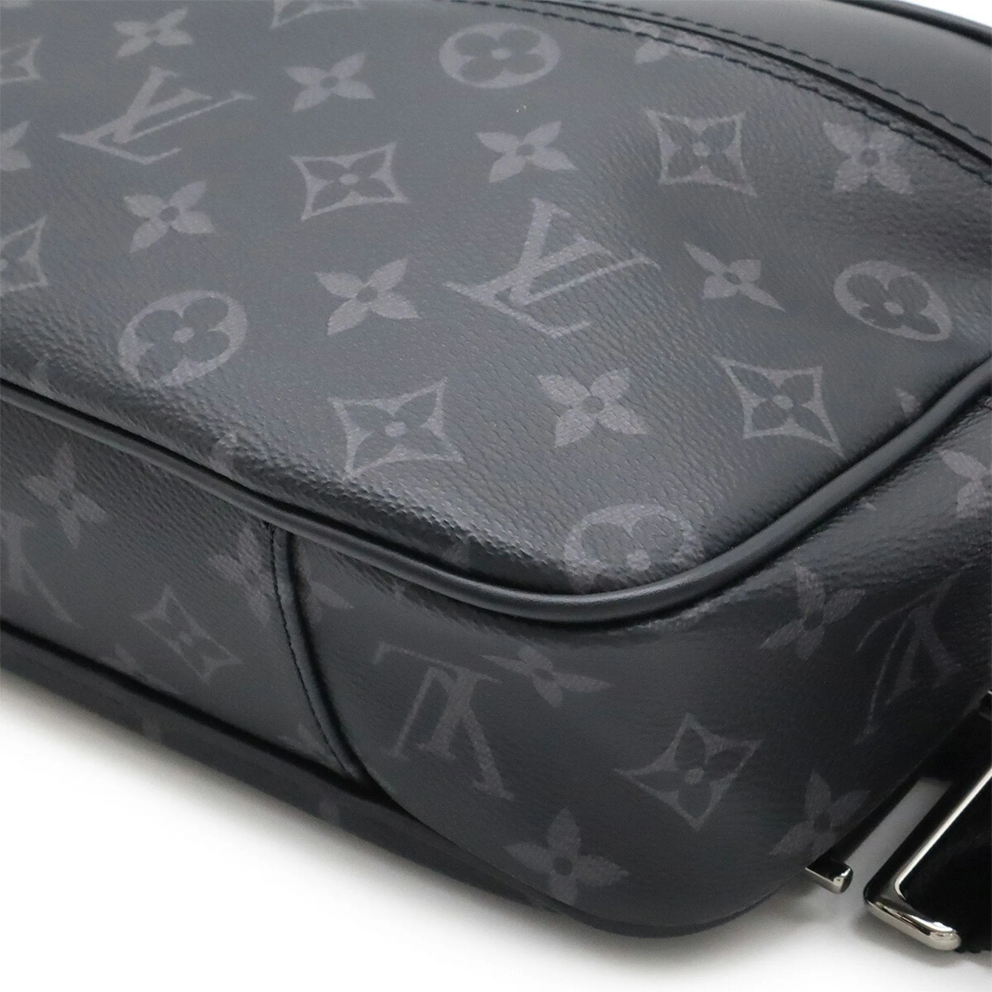 Louis Vuitton Monogram Eclipse  Monogram Eclipse Leather Clutch Bag Fanny Pack (Pre-Owned)