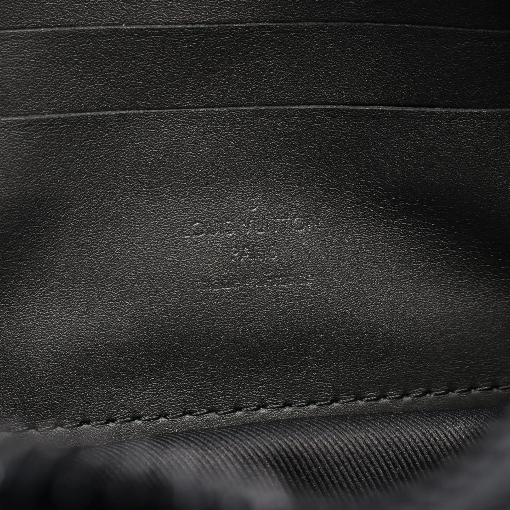 Louis Vuitton Monogram Taurillon Leather Pochette Volga Clutch