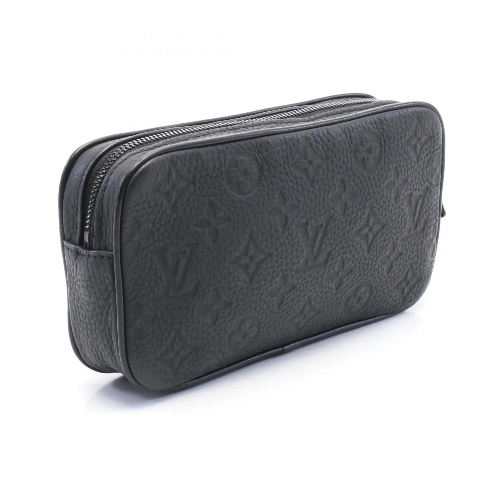 Louis Vuitton Monogram Taurillon Leather Pochette Volga Clutch