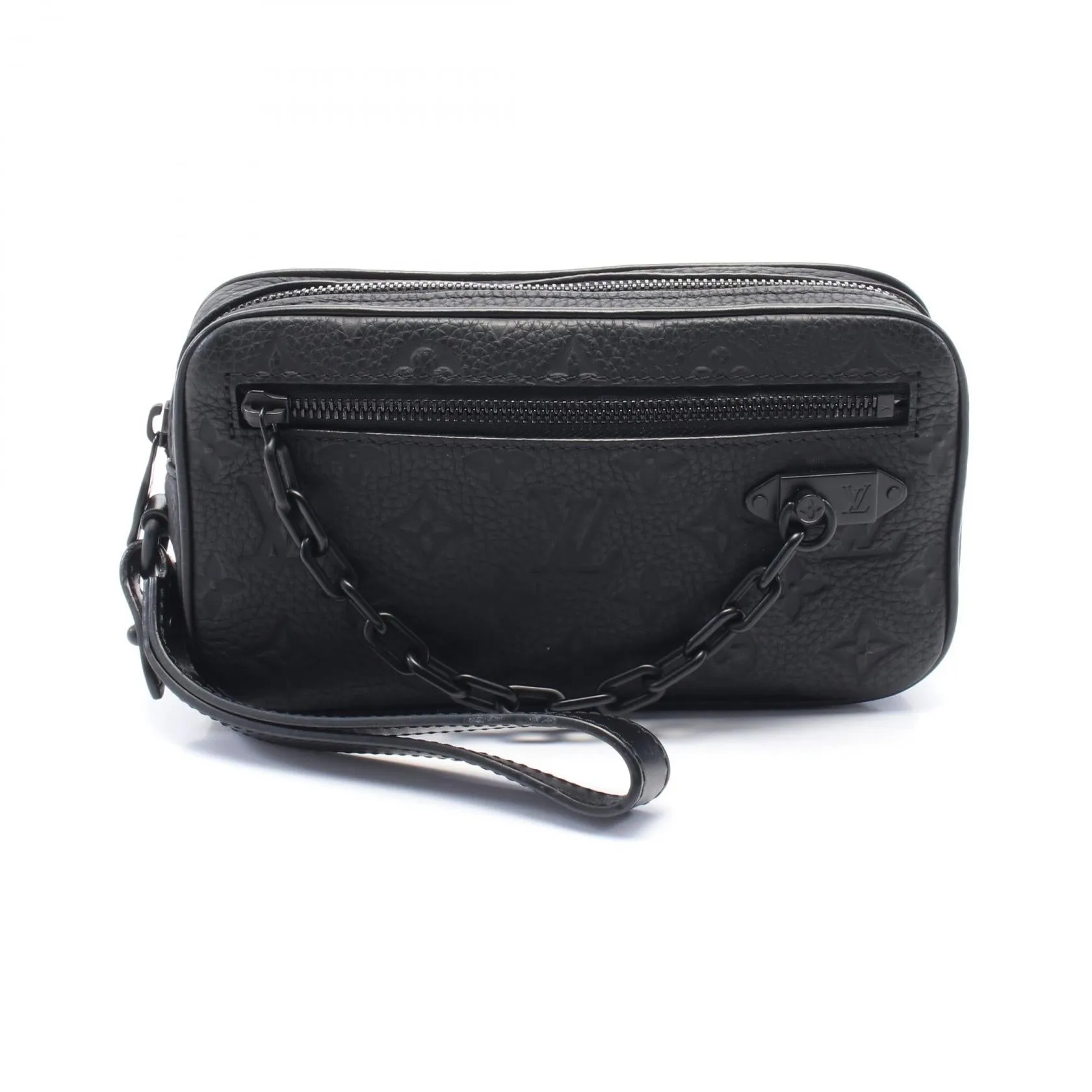 Louis Vuitton Monogram Taurillon Leather Pochette Volga Clutch