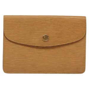 Louis Vuitton Montaigne Leather Clutch Bag (Pre-Owned)