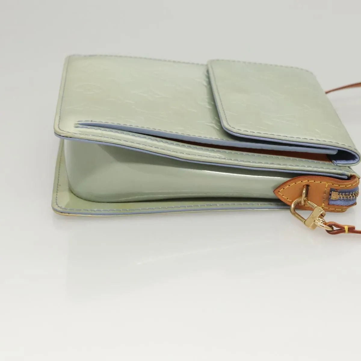 Louis Vuitton Mott Patent Leather Clutch Bag (Pre-Owned)