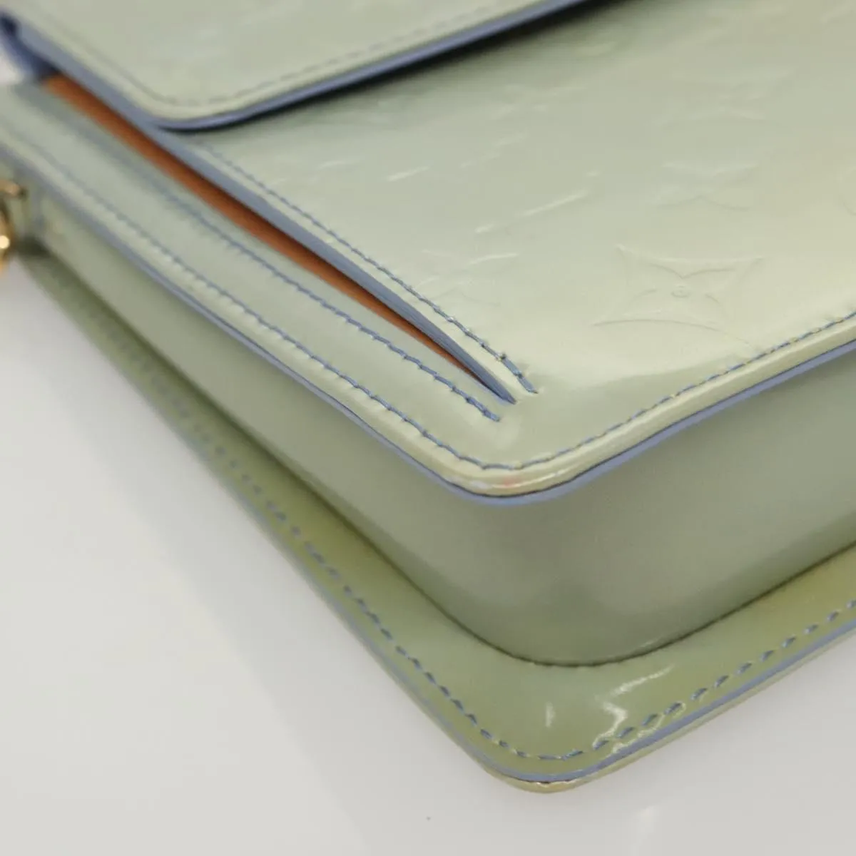 Louis Vuitton Mott Patent Leather Clutch Bag (Pre-Owned)