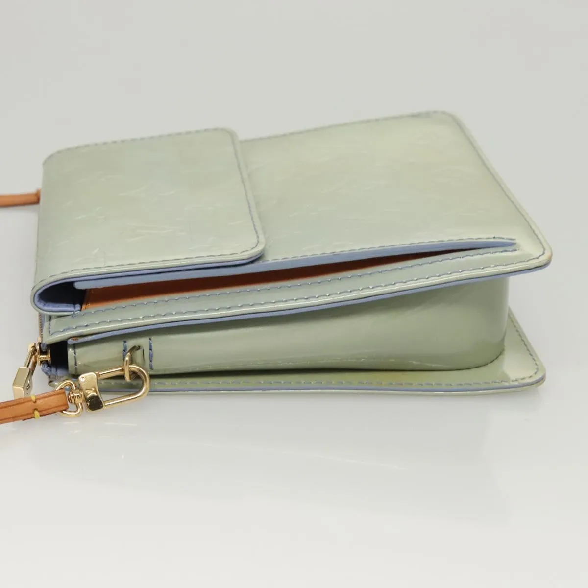 Louis Vuitton Mott Patent Leather Clutch Bag (Pre-Owned)
