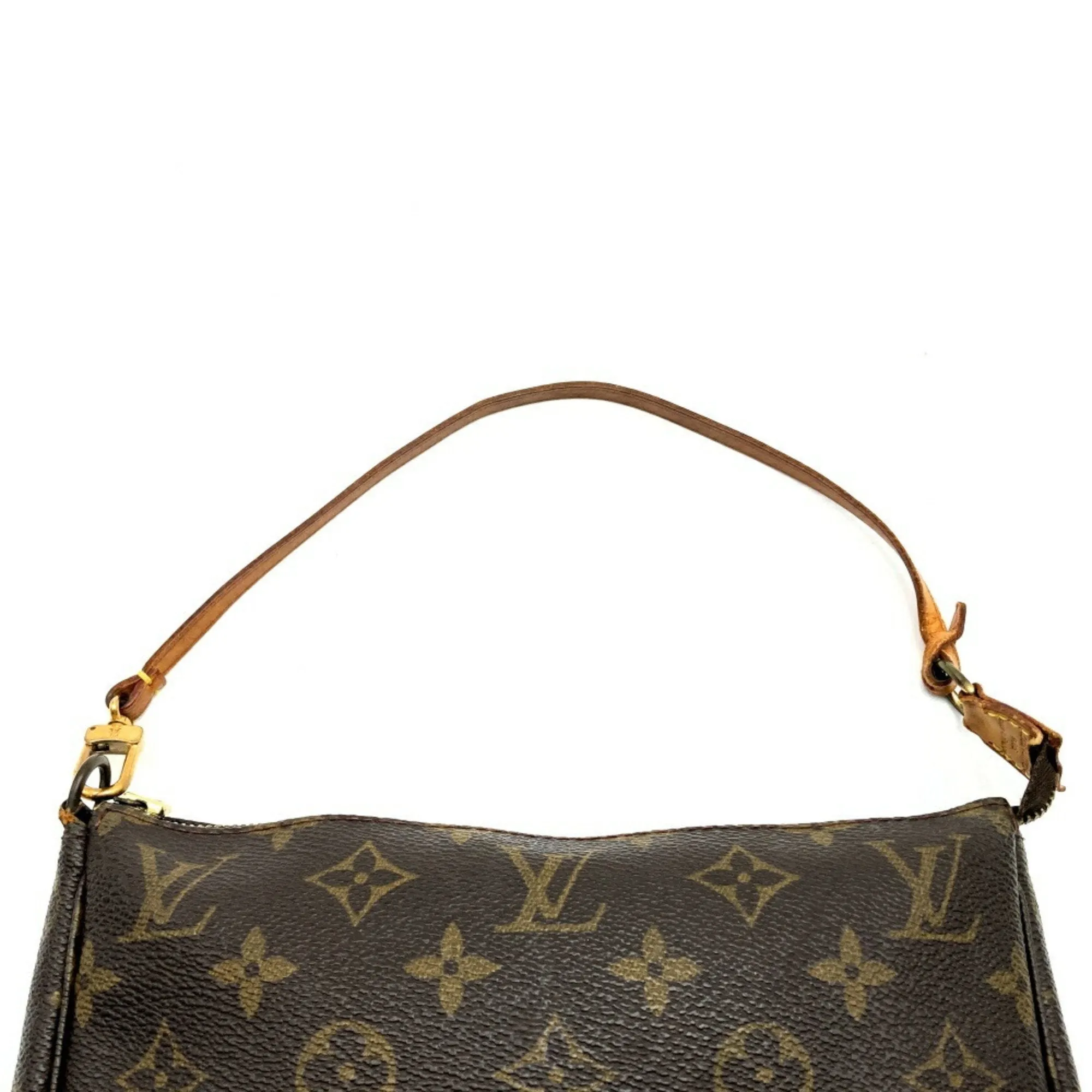 Louis Vuitton Pochette Accessoire Canvas Clutch Bag (Pre-Owned)