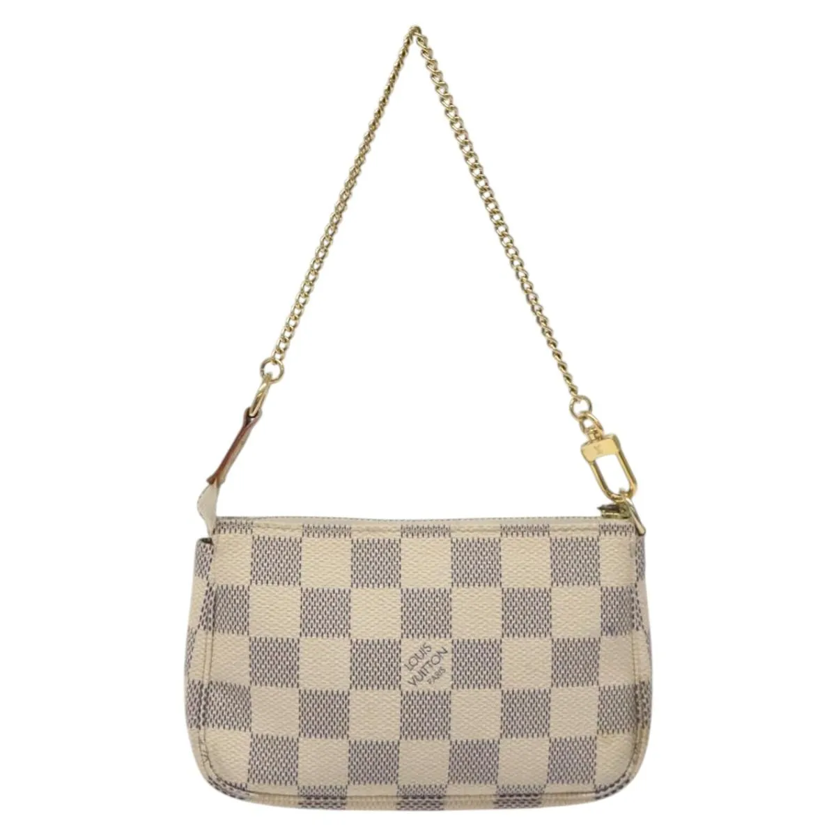 Louis Vuitton Pochette Accessoire Canvas Clutch Bag (Pre-Owned)