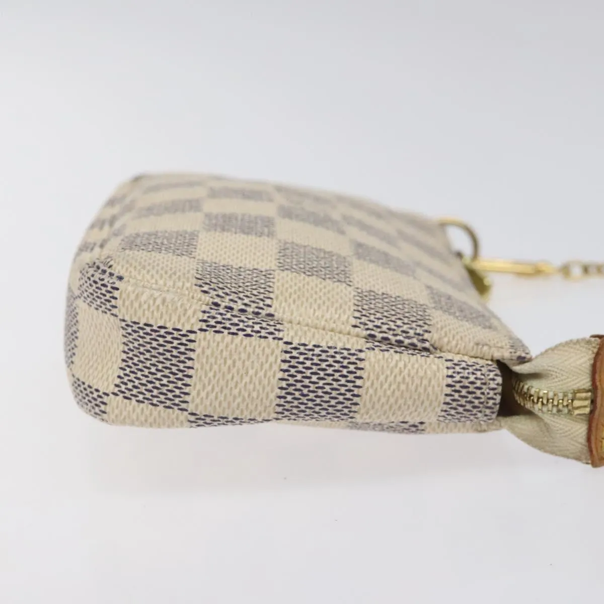 Louis Vuitton Pochette Accessoire Canvas Clutch Bag (Pre-Owned)