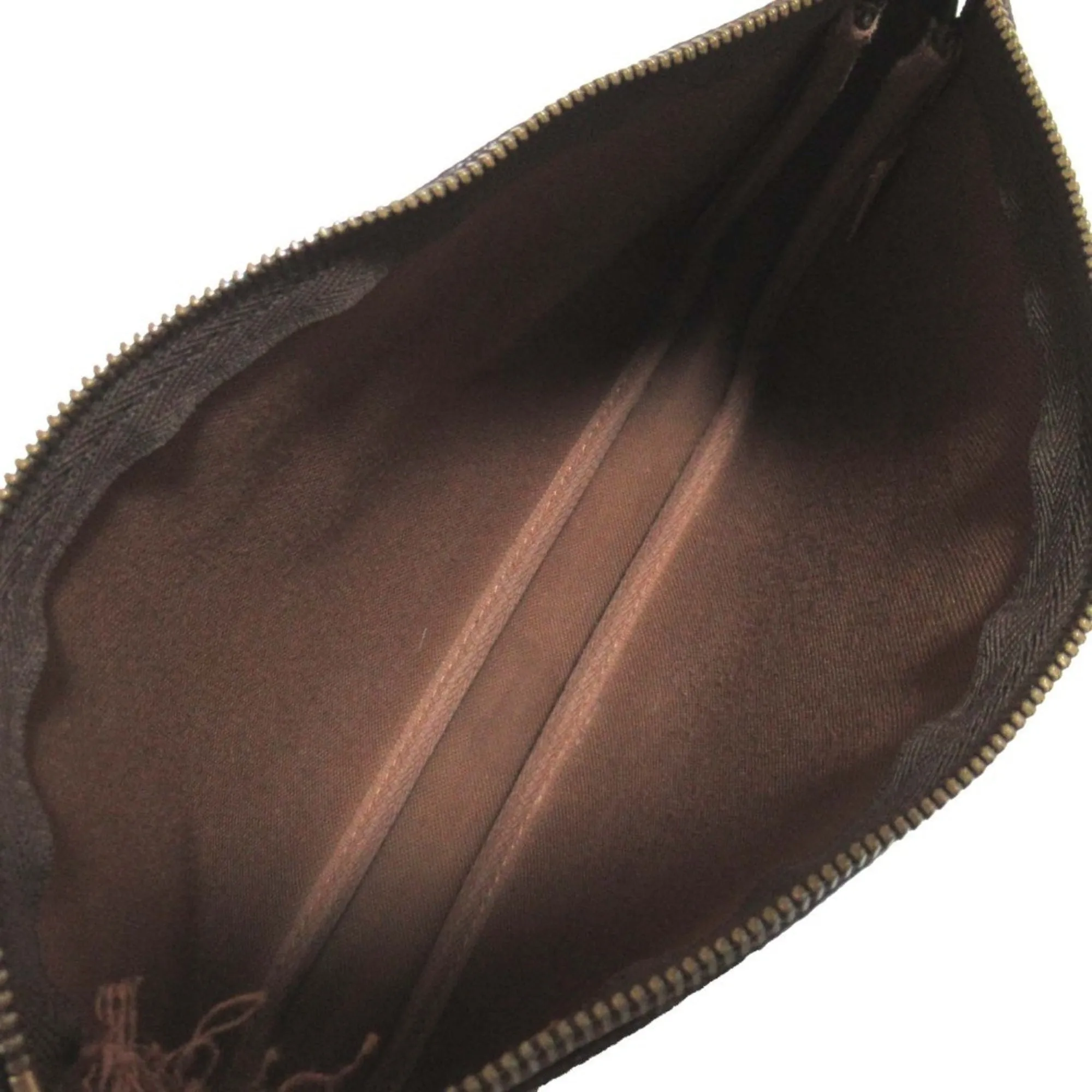Louis Vuitton Pochette Accessoire Canvas Clutch Bag (Pre-Owned)