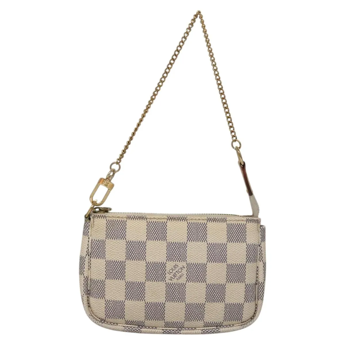Louis Vuitton Pochette Accessoire Canvas Clutch Bag (Pre-Owned)