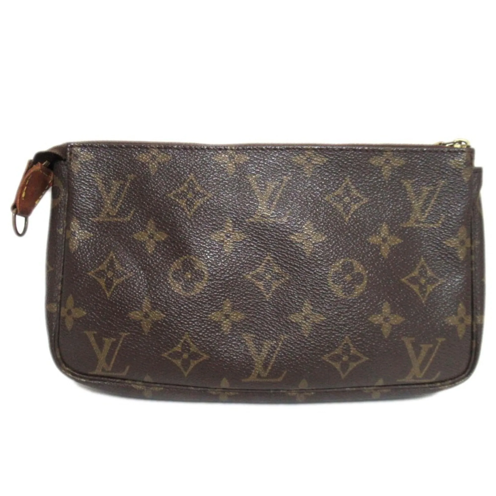 Louis Vuitton Pochette Accessoire Canvas Clutch Bag (Pre-Owned)