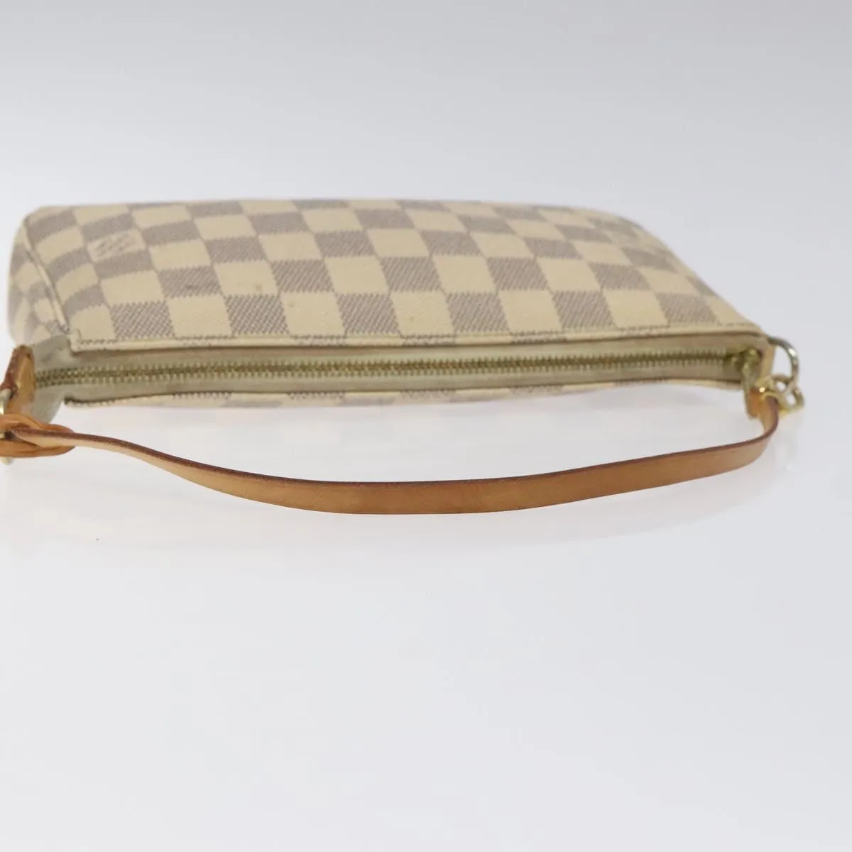 Louis Vuitton Pochette Accessoire Canvas Clutch Bag (Pre-Owned)