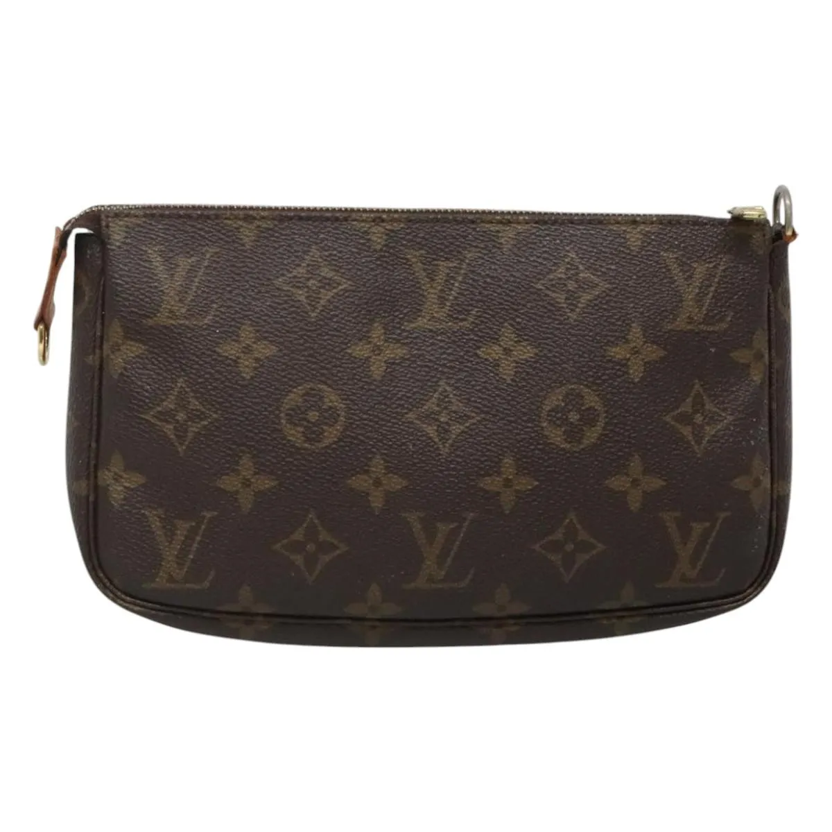 Louis Vuitton Pochette Accessoire Canvas Clutch Bag (Pre-Owned)