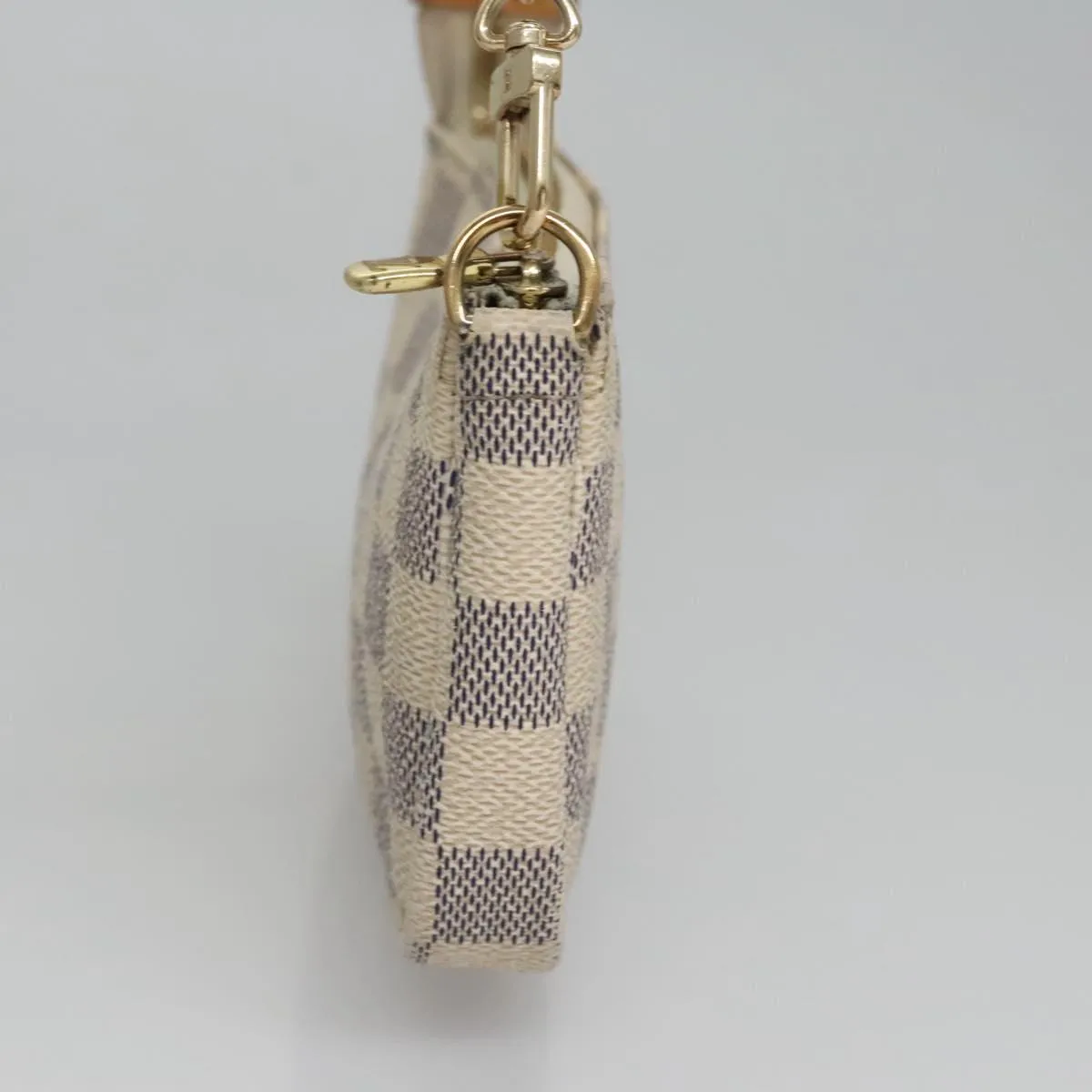 Louis Vuitton Pochette Accessoire Canvas Clutch Bag (Pre-Owned)
