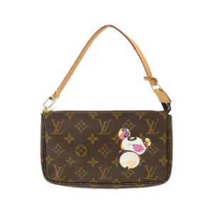Louis Vuitton Pochette Accessoire Canvas Clutch Bag (Pre-Owned)