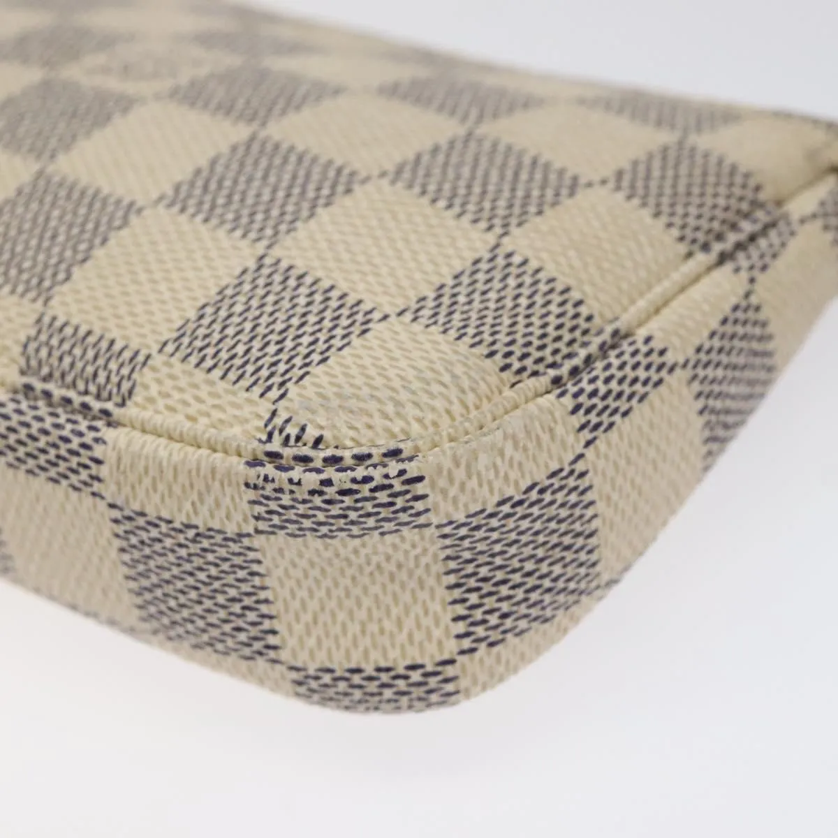 Louis Vuitton Pochette Accessoire Canvas Clutch Bag (Pre-Owned)