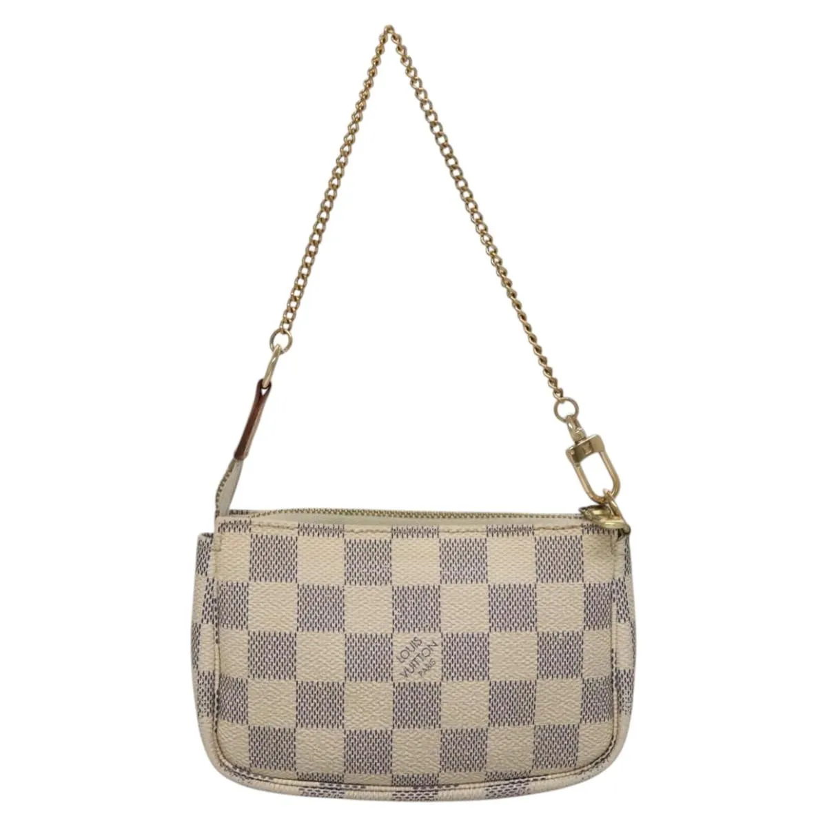 Louis Vuitton Pochette Accessoire Canvas Clutch Bag (Pre-Owned)