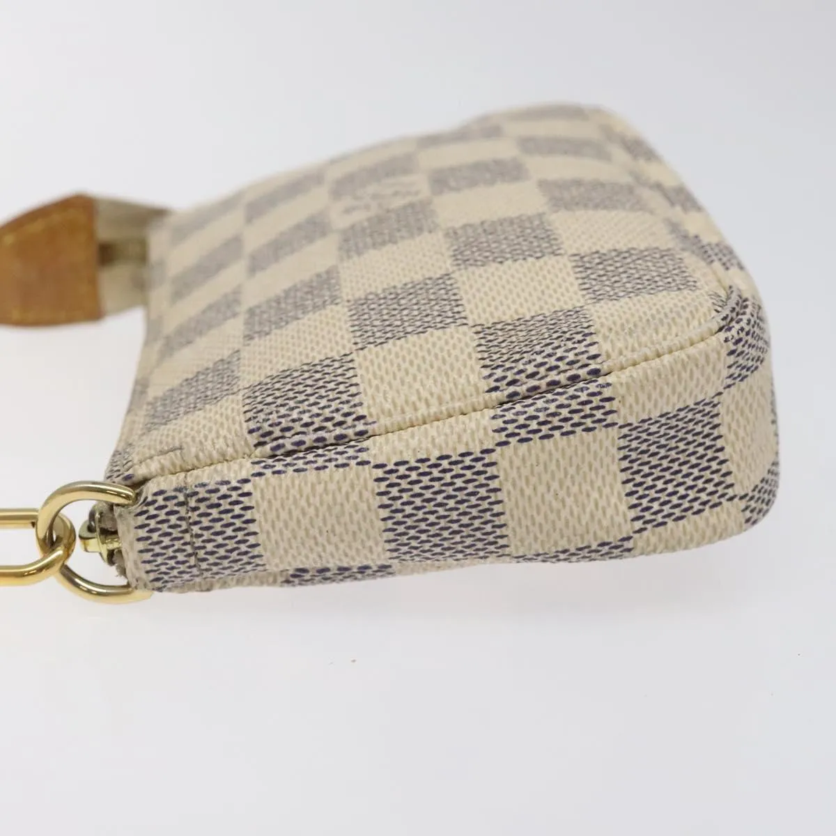 Louis Vuitton Pochette Accessoire Canvas Clutch Bag (Pre-Owned)