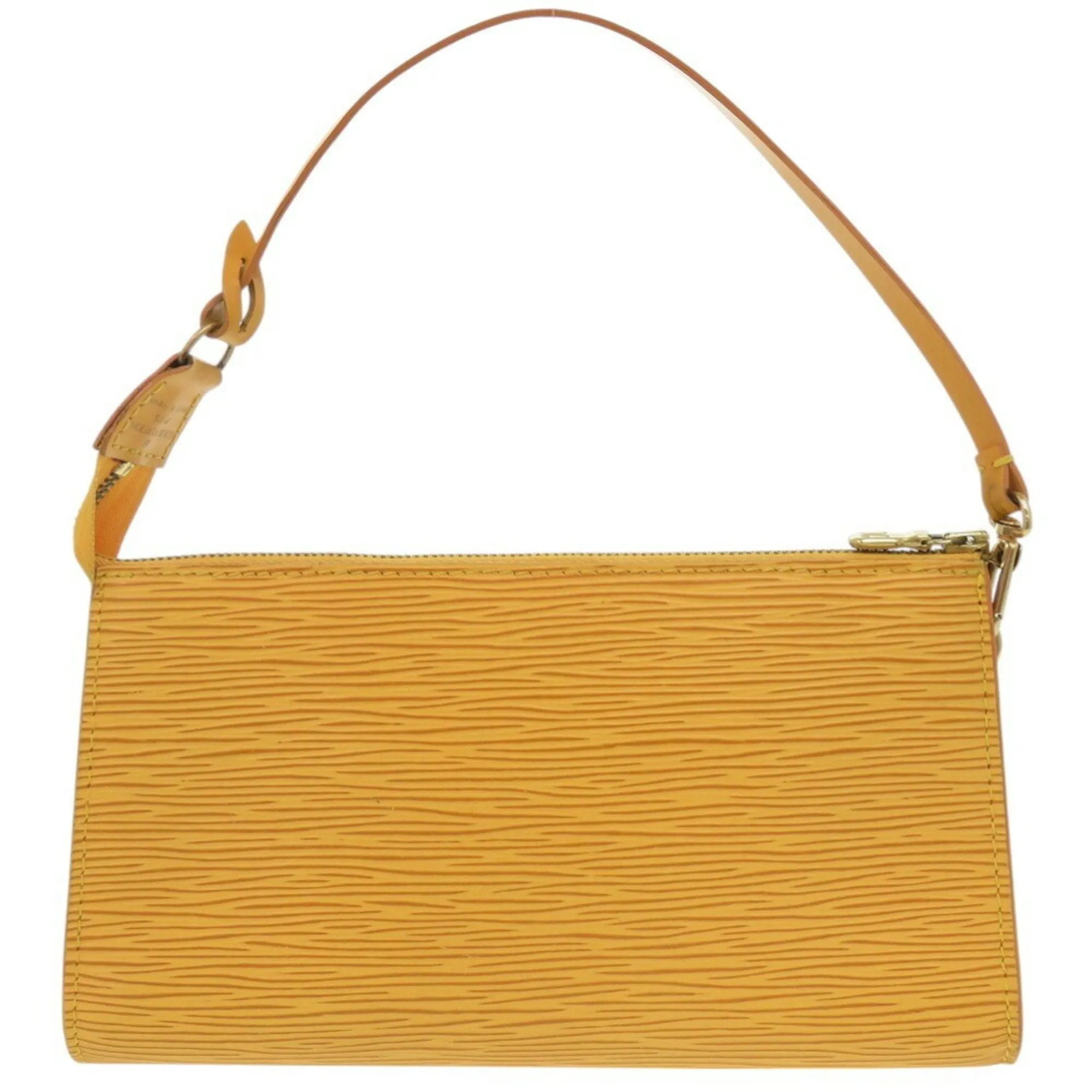 Louis Vuitton Pochette Accessoire Leather Clutch Bag (Pre-Owned)