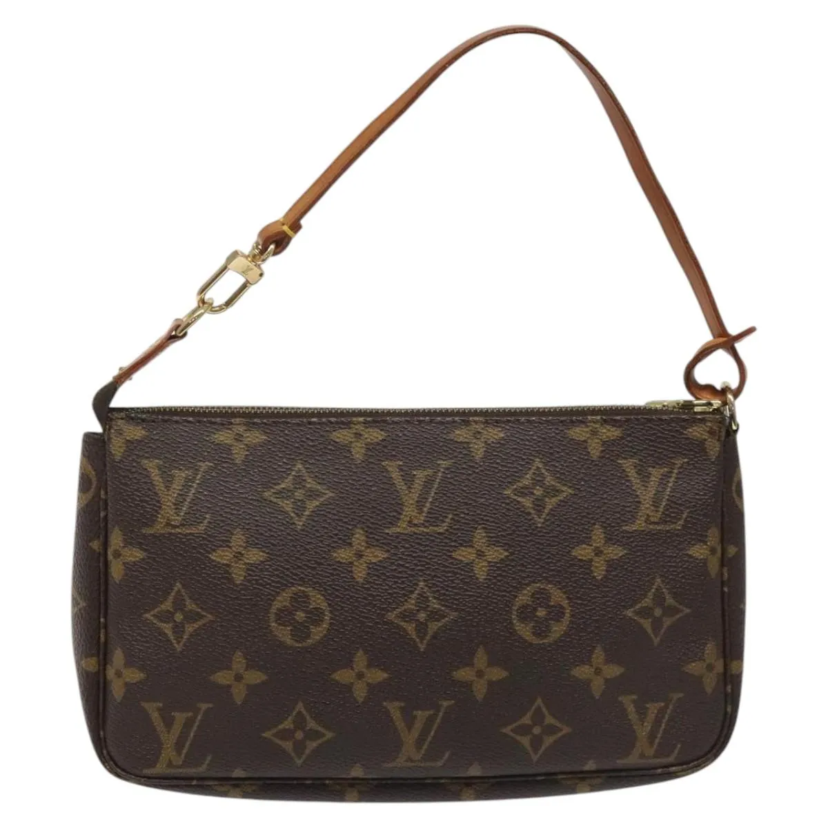 Louis Vuitton Pochette Accessoires Canvas Clutch Bag (Pre-Owned)