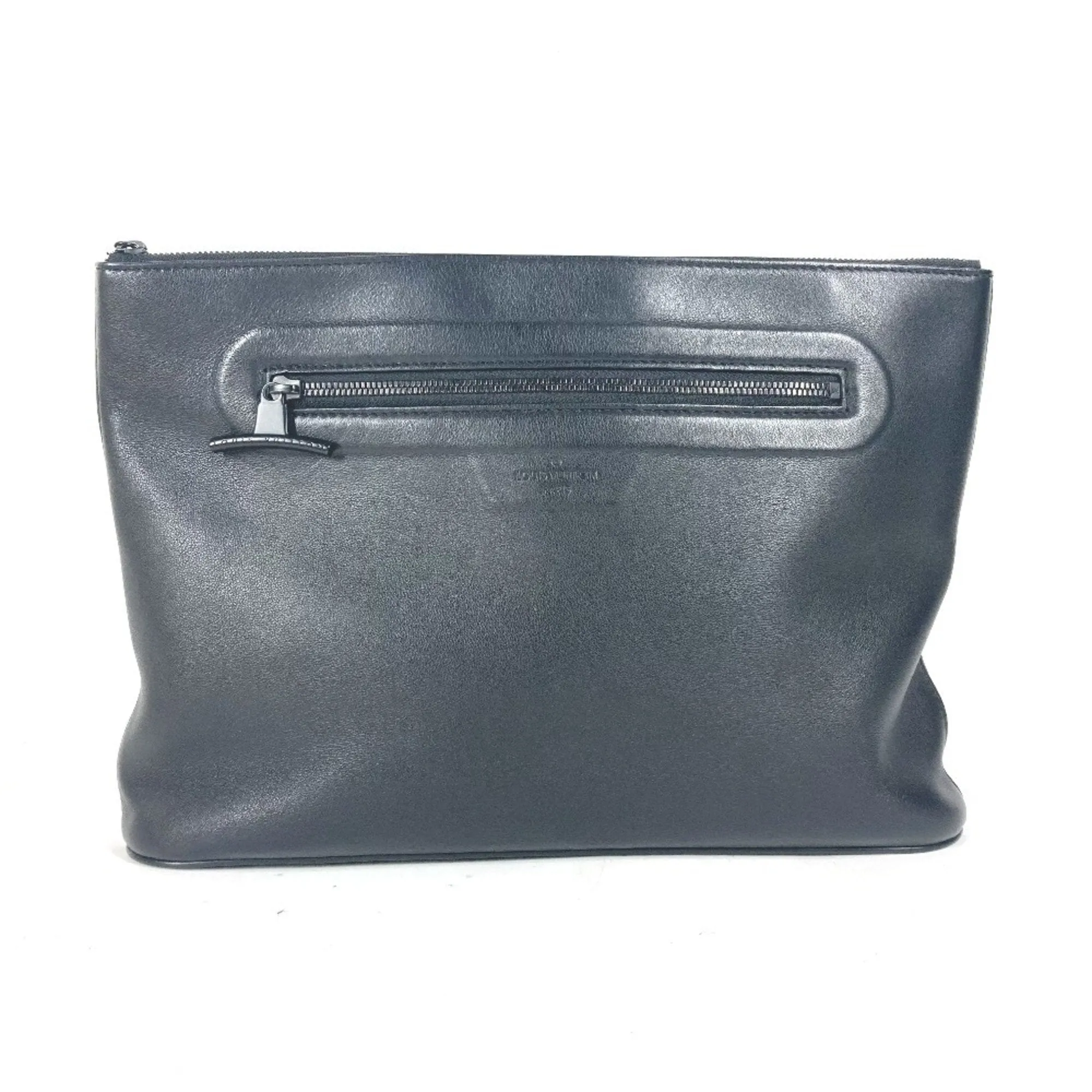Louis Vuitton Pochette Cosmos Leather Clutch Bag (Pre-Owned)