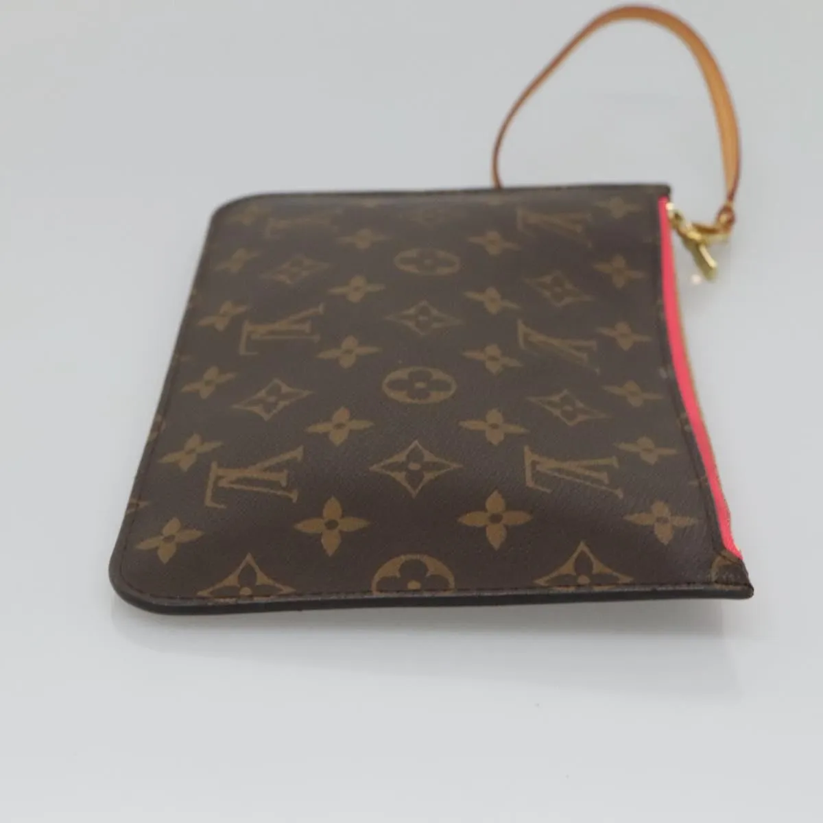 Louis Vuitton Pochette Neverfull Canvas Clutch Bag (Pre-Owned)