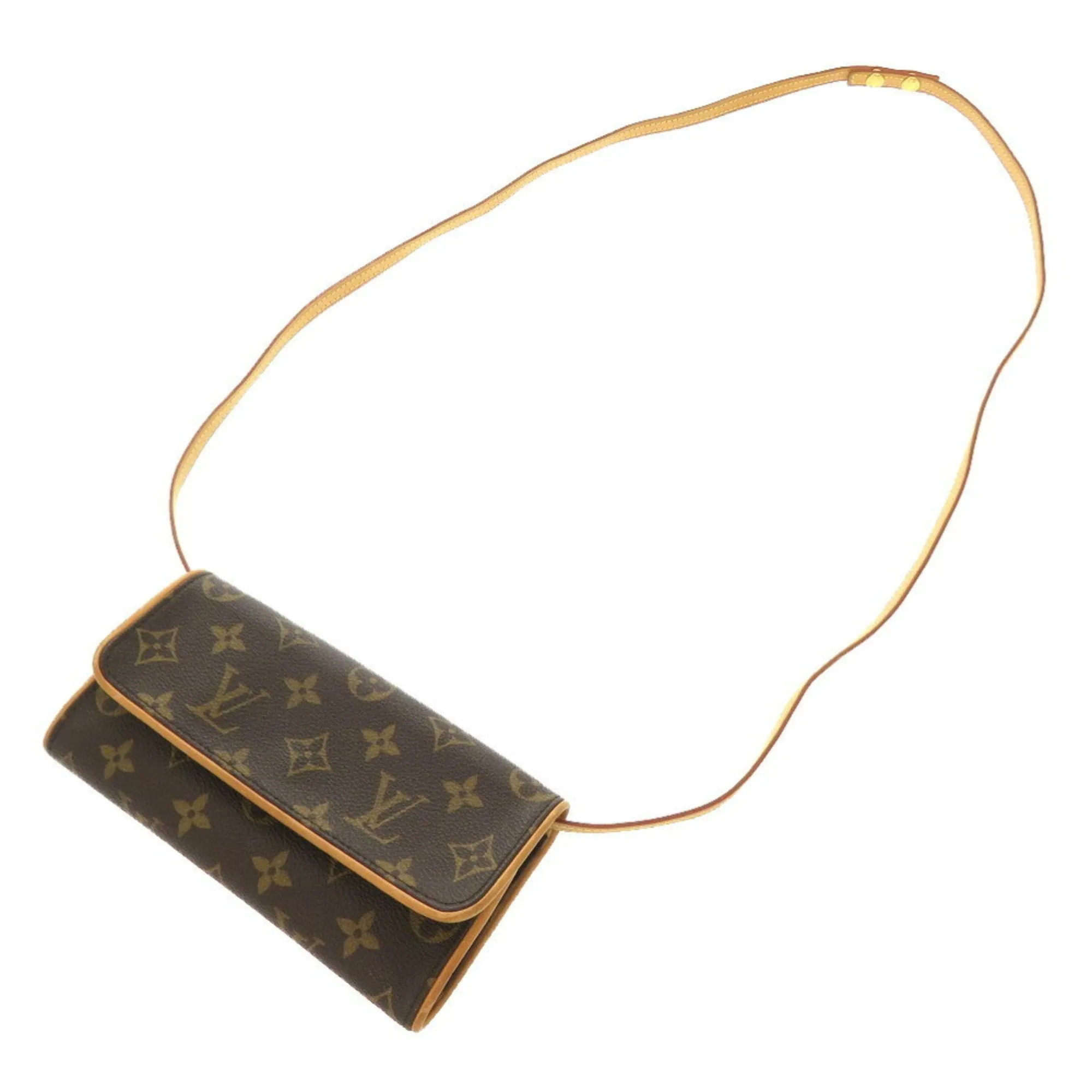 Louis Vuitton Pochette Twin Canvas Clutch Bag (Pre-Owned)